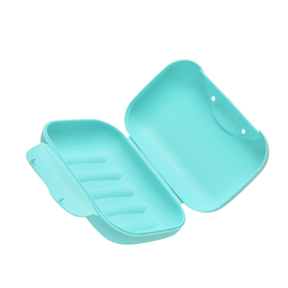 Mini Portable Soap Dish Plate, Case for Home, Bathroom & Travel