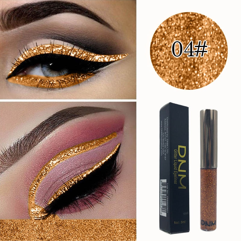 Eyeliner Liquid Glitter - Quick drying, Waterproof Cosmetics