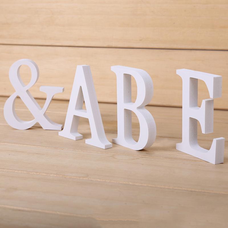 DIY Wooden Letters Alphabet For Party And Home Decor