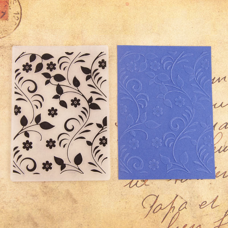DIY Craft Plastic Embossing Folder Template For Scrapbooking, Photo Album Card Holiday Decoration