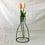 Creative Art Style, Retro Iron Line Flowers Vase