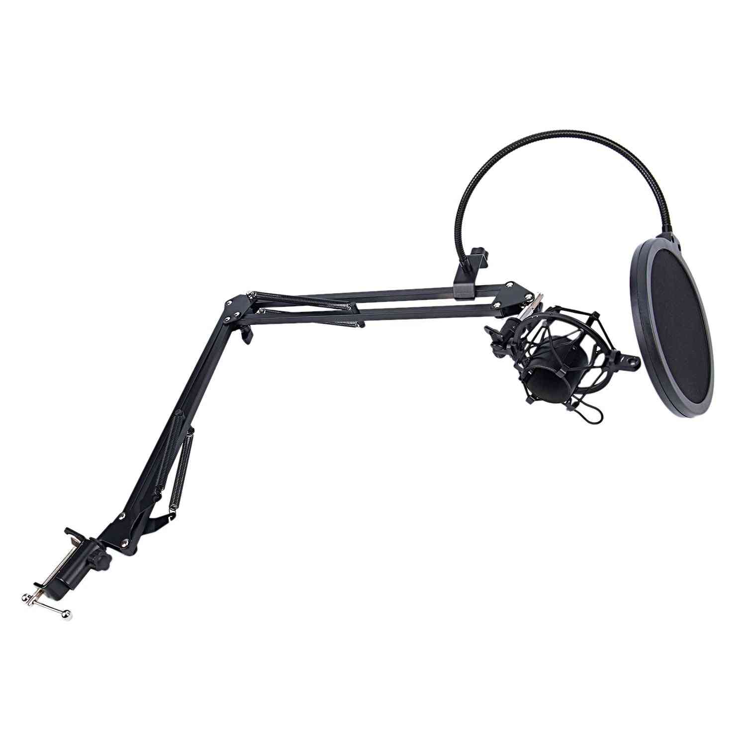 Nb-35 Microphone Scissor Arm Stand And Table Mounting Clamp