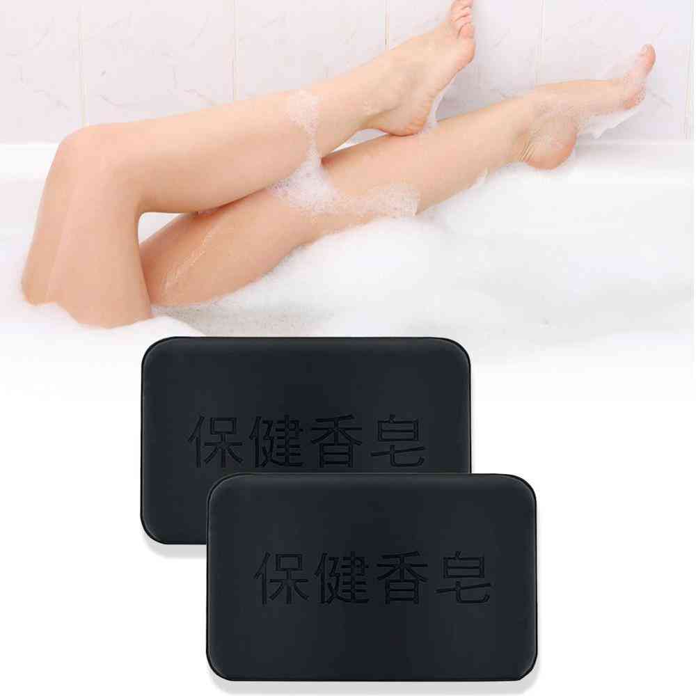 Sapone di propoli al carbone di bambù nero 40g - sapone per l'acne anti-tormalina antibatterico trasparente per il corpo del viso