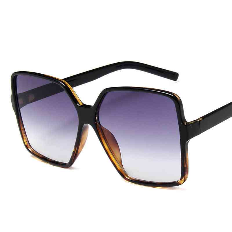 Ochelari de soare de dimensiuni mari pentru femei cu lentile uv400 degradate