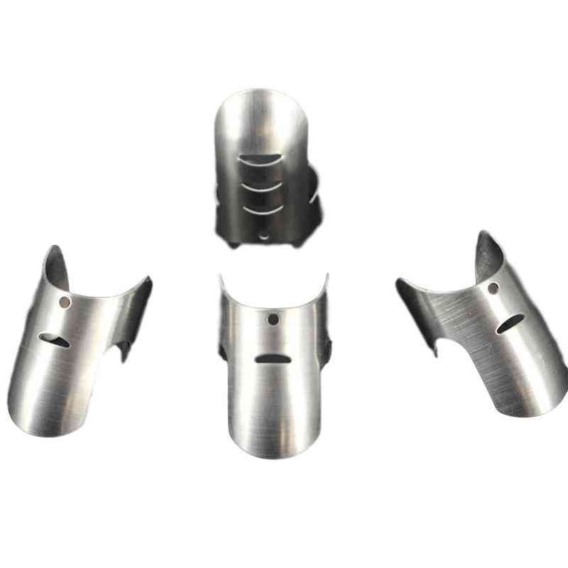 4pcs/set Stainless Steel, Finger Guard Protector -  Knife Slice Chop Safe, Slice Cooking Tool