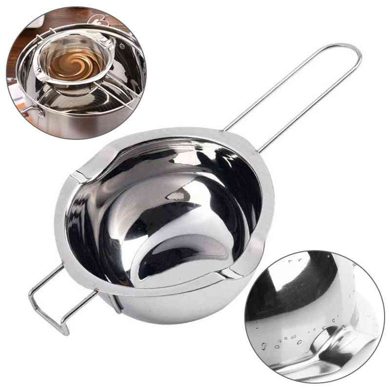 Stainless, Double Boiler Bowl - Chocolate Butter Melting Pot Pan
