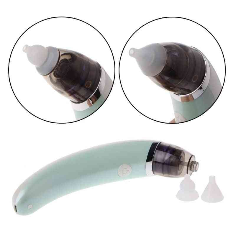 Electric, Nose Cleaner/ Aspirator -  With 2 Sizes Of Nose Tips And 5 Levels Of Suction