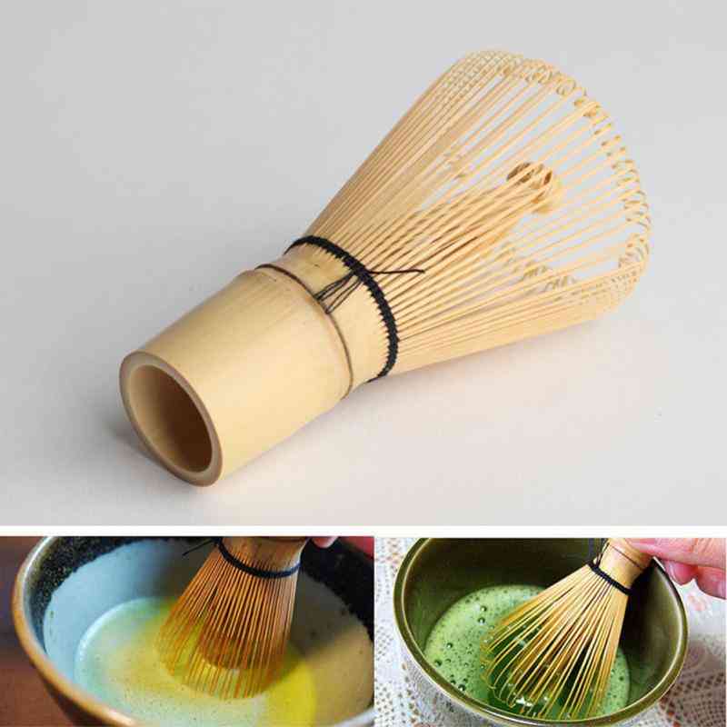 1pc Green Tea Powder, Whisk Matcha - Bamboo Chasen Useful Brush Tool