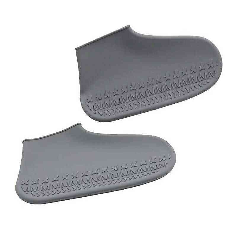 Vattentätt skoöverdrag silikonmaterial - unisex skor skydd, regn stövlar för utomhus utomhus regniga dagar - p / s-201335442