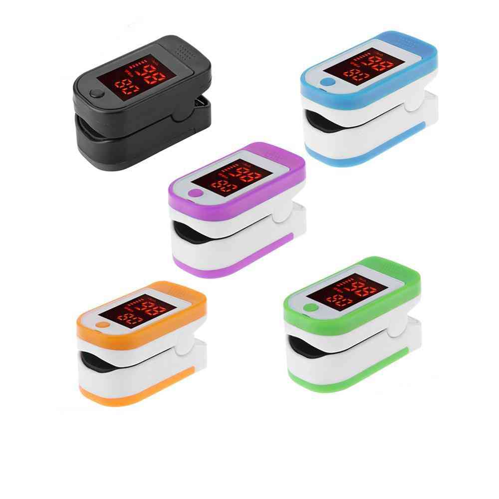 Medical Household Digital Fingertip Pulse Oximeter - Blood Oxygen Saturation Meter Finger Monitor