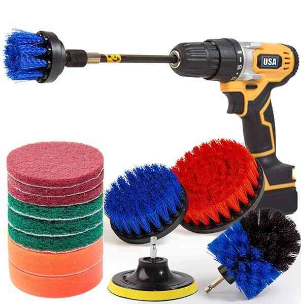 14pcs All Purpose Power Scrubber Electric Drill Cleaning Brush Kit