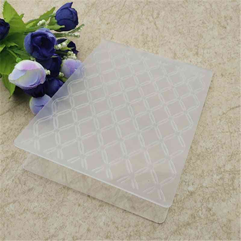 Diamond Plastic Embossing Folders For Scrapbooking Paper Craft/card Making Decoration Supplies