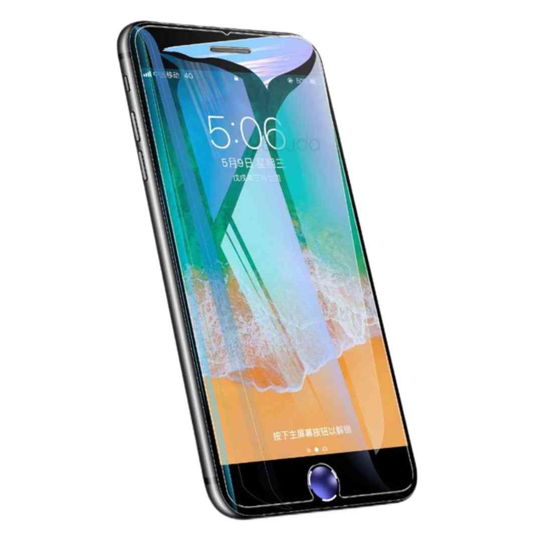 3 pcs tampa protetora de tela cheia de vidro temperado para iphone x xs max xr, iphone 7 8 6 6s mais 5 5s se 11 pro