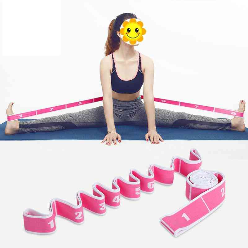 Cintura da yoga con elastico in lattice di poliestere - fascia elastica usata come esercizio di fitness in palestra