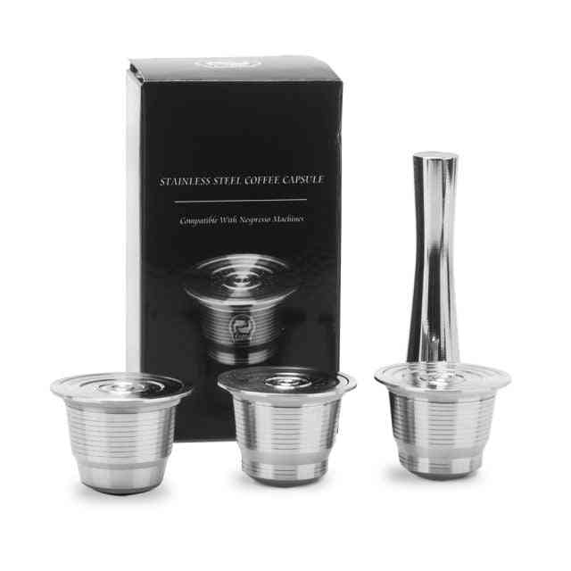 Coffee Capsule For Nespresso Refillable Pod Stainless Steel Espresso Coffee Filters