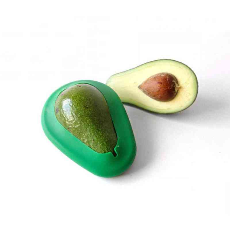 Zložljiv pokrov za zaščito sadja - vizualni dotik zeleni silikon za ohranjevanje avokada