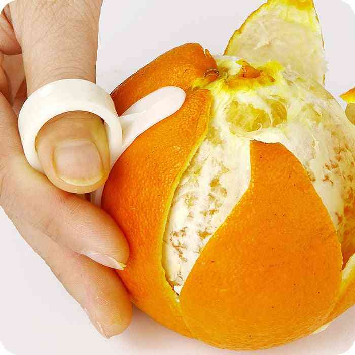 Kitchen Gadgets Cooking Tools Peeler Parer Finger Type - Open Orange Peel
