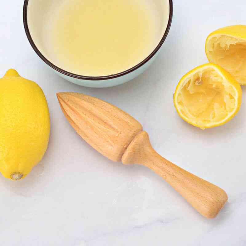 Wooden Lemon Squeezer - Mini Hand Press Manual Juicer