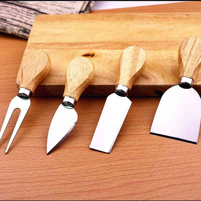 дървена дръжка ножорез - нож за намазване на сирене