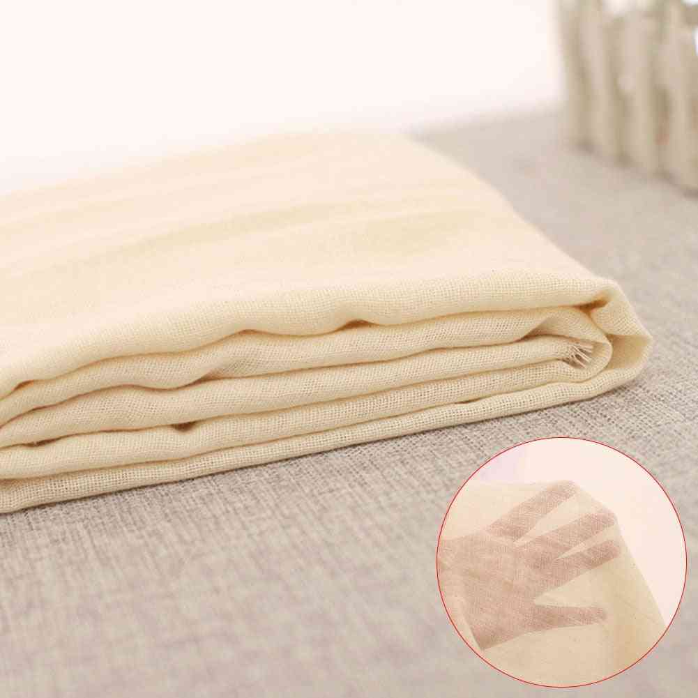 Filter Cheese Cloth - Gauze Natural Breathable Bean Bread Cloth Fabric