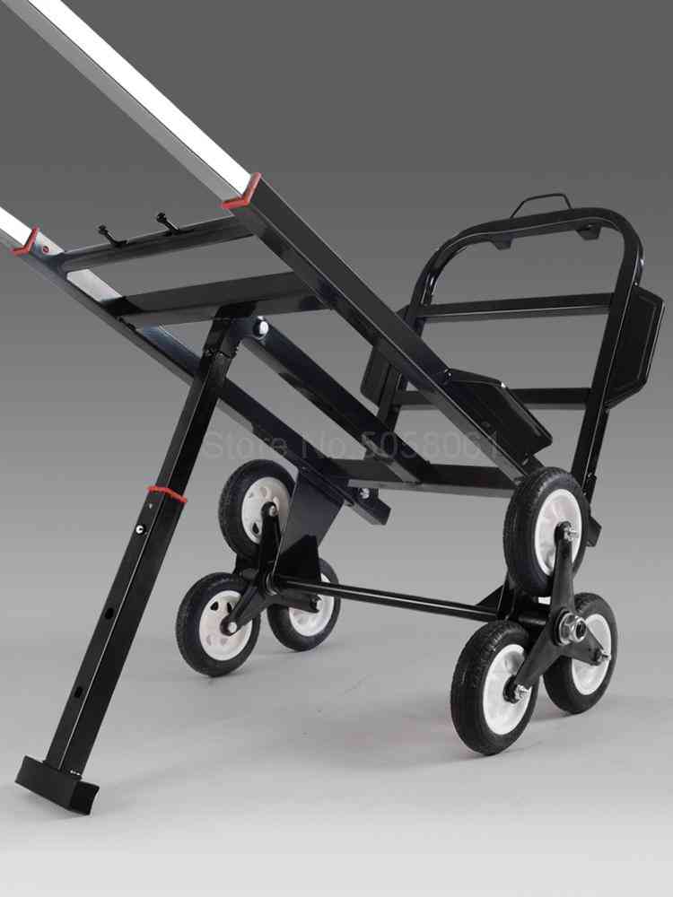 Climbing Stairs Trolley, Heavy King Portable Shopping Handling Trailer