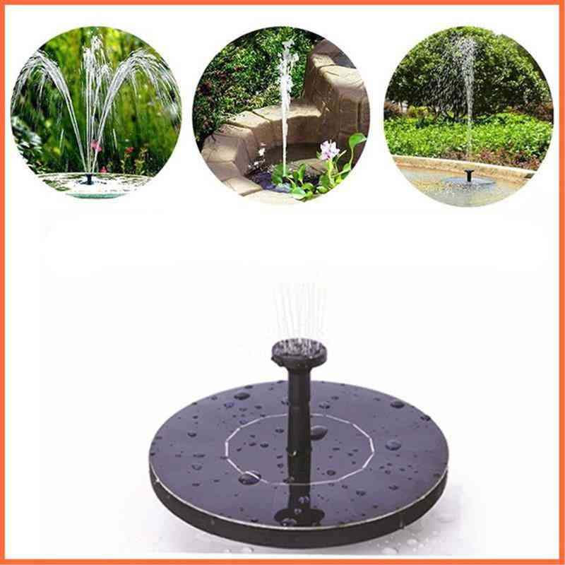 Drijvende mini waterpomp op zonne-energie - tuin zwembad / vijver buiten - usb waterpomp