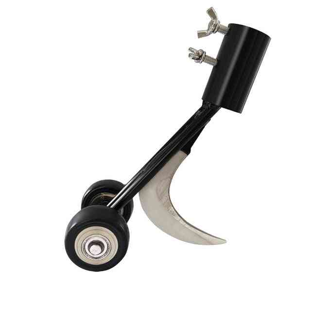 грабител на плевели с колело - инструмент за изваждане на плевели с дълга дръжка