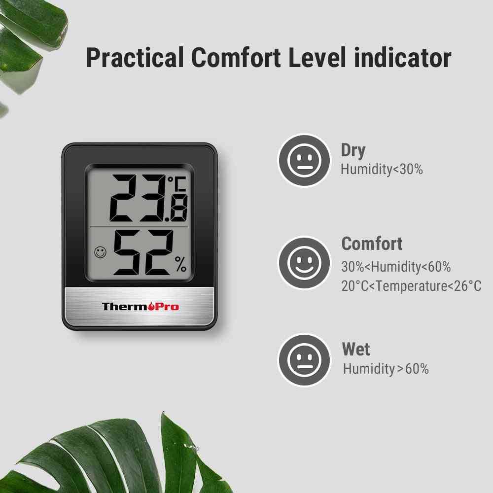 Mini időjárási állomás- szobahőmérő és higrométer | nyomtáv