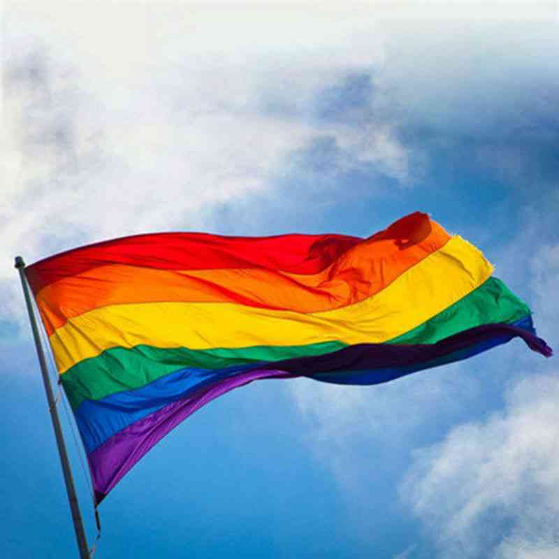 Lgbt Stolz Flagge - bunte Regenbogenfahne für Homosexuell