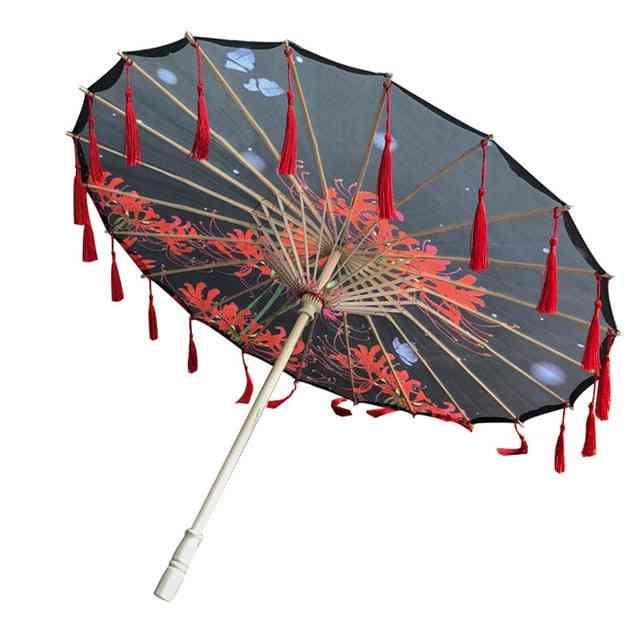 Props Tasseled Umbrella, Oil Paper Parasol