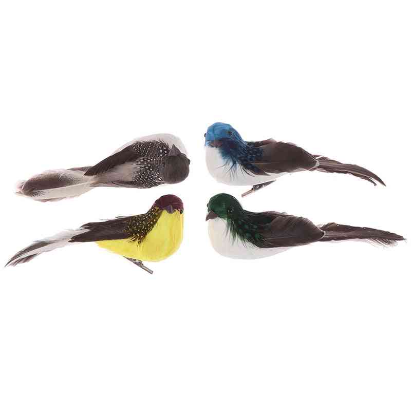 Penas de espuma artificial pássaros artesanais - modelos de pássaros de simulação