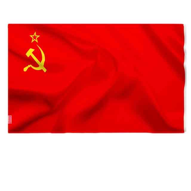 High-quality Red Cccp Union Of Soviet Socialist Republics Ussr Flag Banner