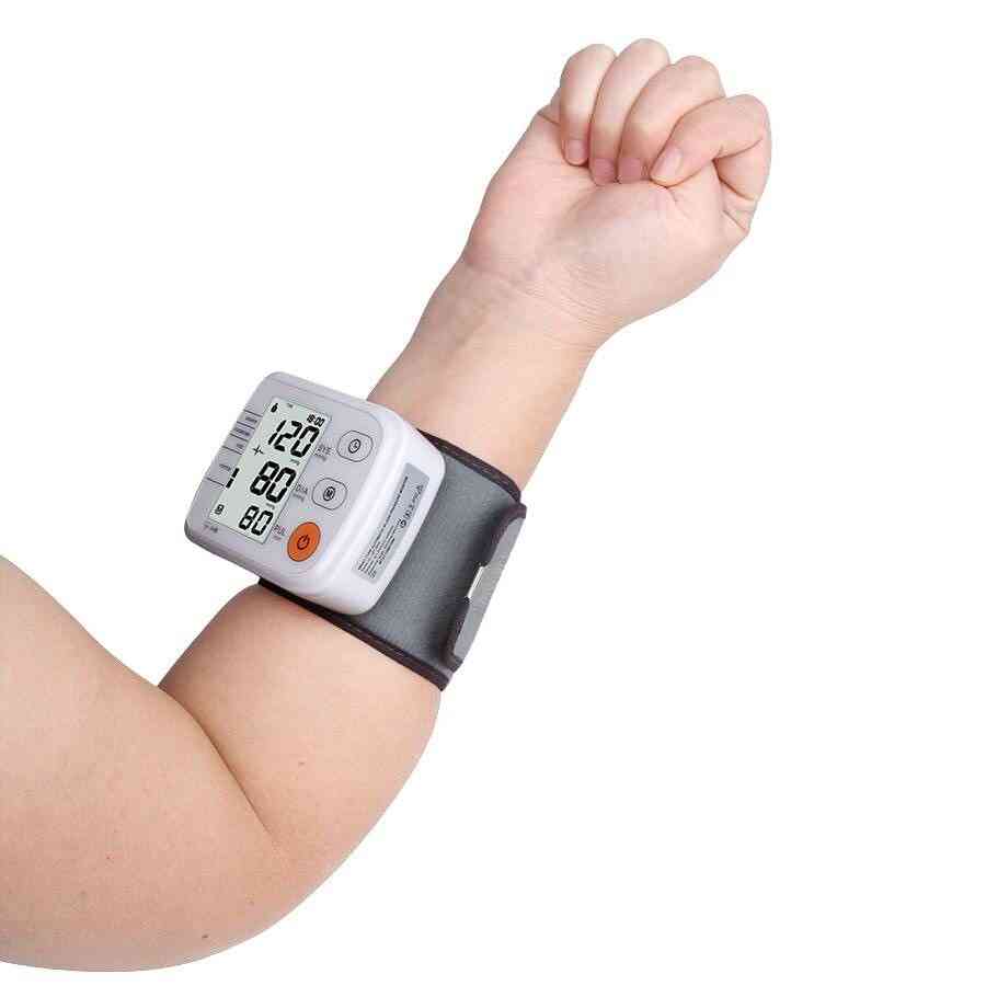 מוני לחץ דם במפרק כף היד אוטומטית טונומטר דיגיטלי - למדידת לחץ הדם וקצב הדופק