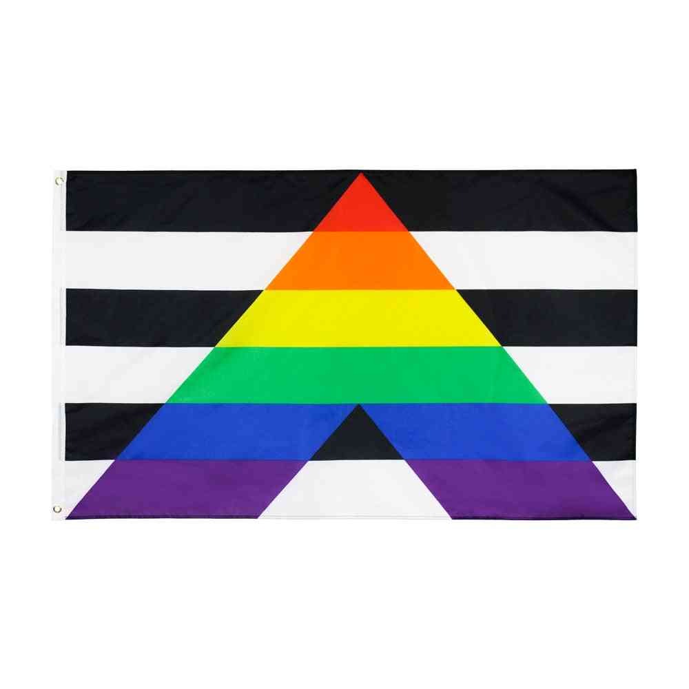 90x150cm Lgbt Rainbow Pride Gay Straight Ally Flag - 90 x 150cm