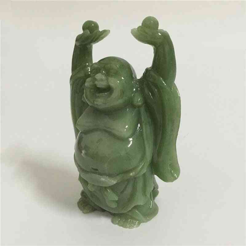 Sculpturi realizate manual cu statuie de maitreya fericit buddha