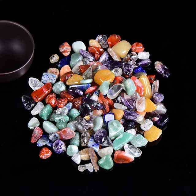 Natural Colorful Crystal Gravel Healing Energy Mineral Stone - Aquarium Home Decor Rocks