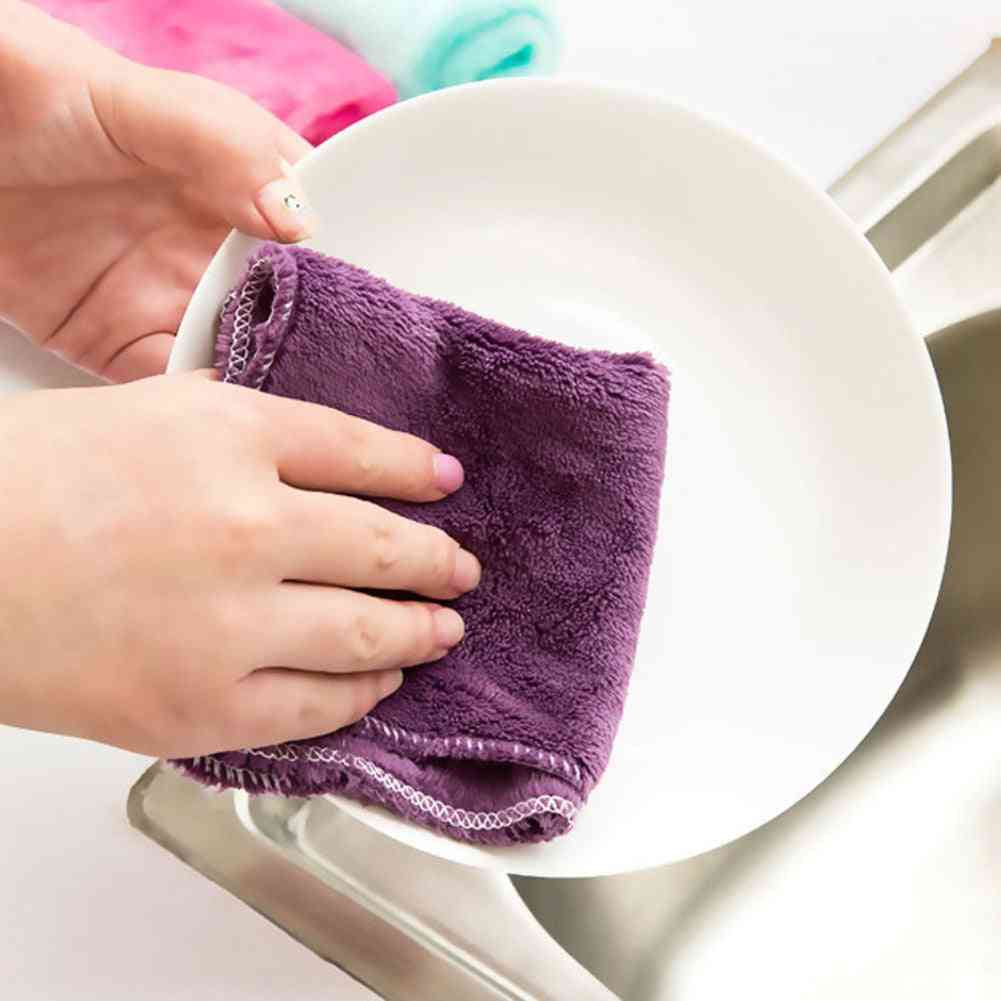 Fibre Dish Cleaner Cloth Kitchen Wiping Towel - Car Cleaning Towel Duster