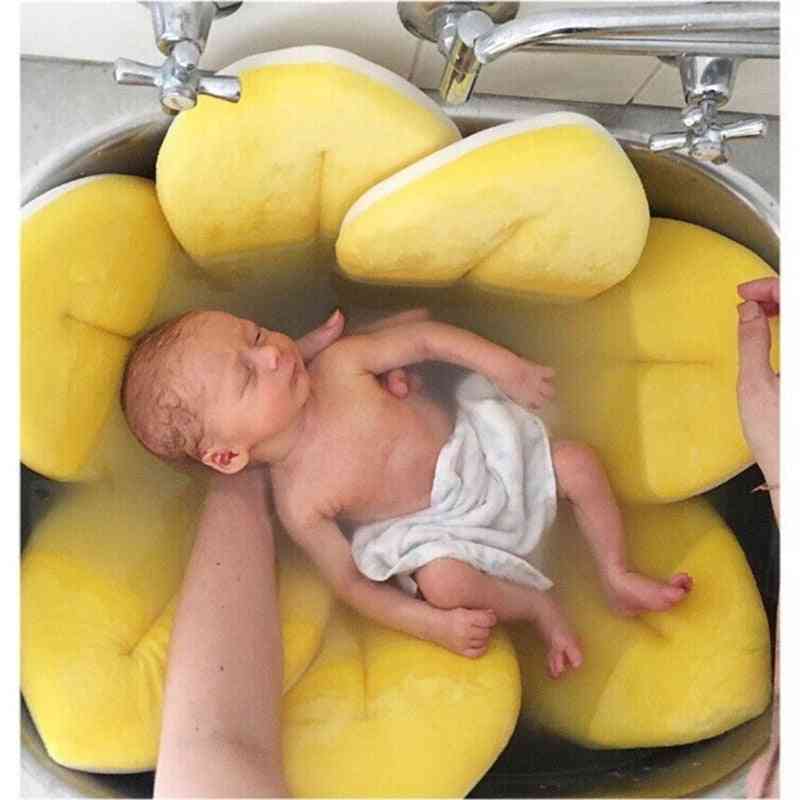 Blooming Flower Baby Bath Tub Pillows For Infant Sink Shower