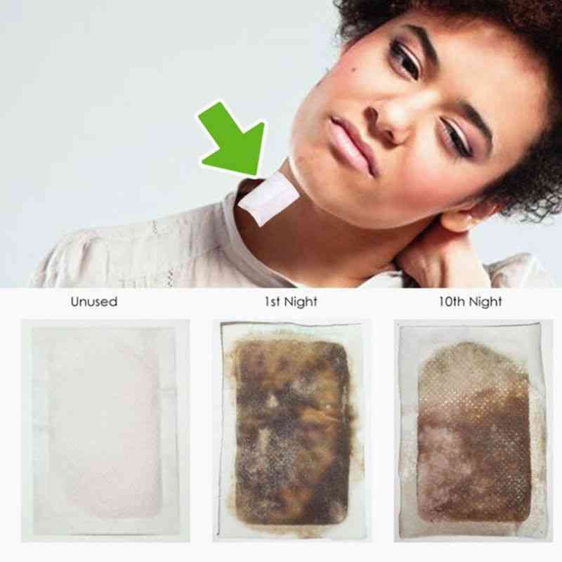 Neck Lymphatic Detox Patch Anti Swelling Herbal Pads To Improve Sleep Foot Patches Skin Care