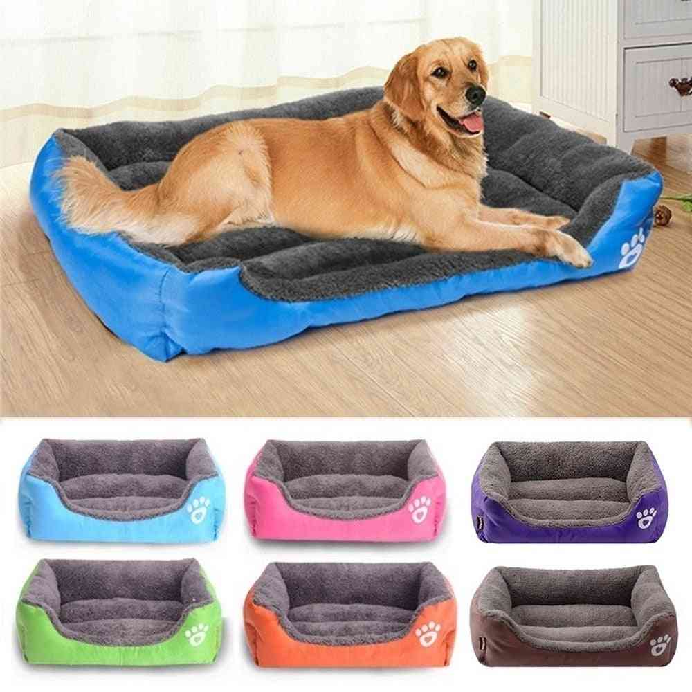 Waterproof Large Soft & Warm Cozy Pet Cat Dog Bed & Basket Mat