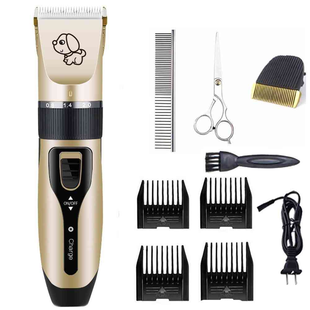Rechargeable Electrical Hair Trimmer With Low Noise For Cat Dog Grooming
