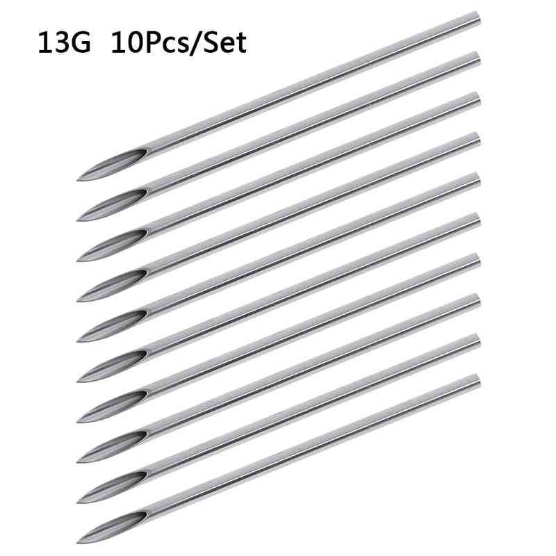 10pcs Disposable Tattoo Piercing Needles For - Piercing Needles Kit Tool