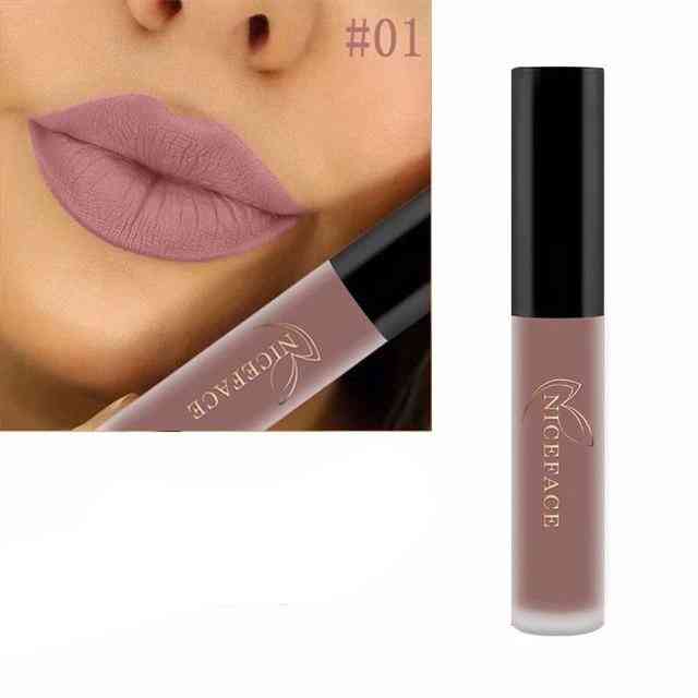 Long Lasting Makeup Lip Gloss - Cosmetics Waterproof Lip Gloss