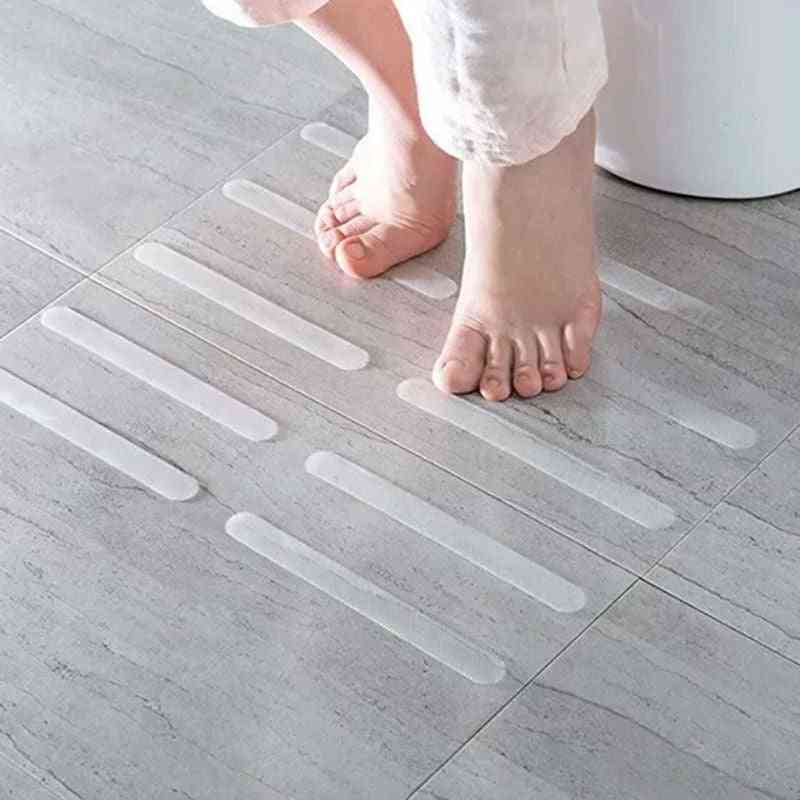 Anti Slip Bathroom Shower Stickers - Practical And Transparent Non-slip Safety Strips Mat