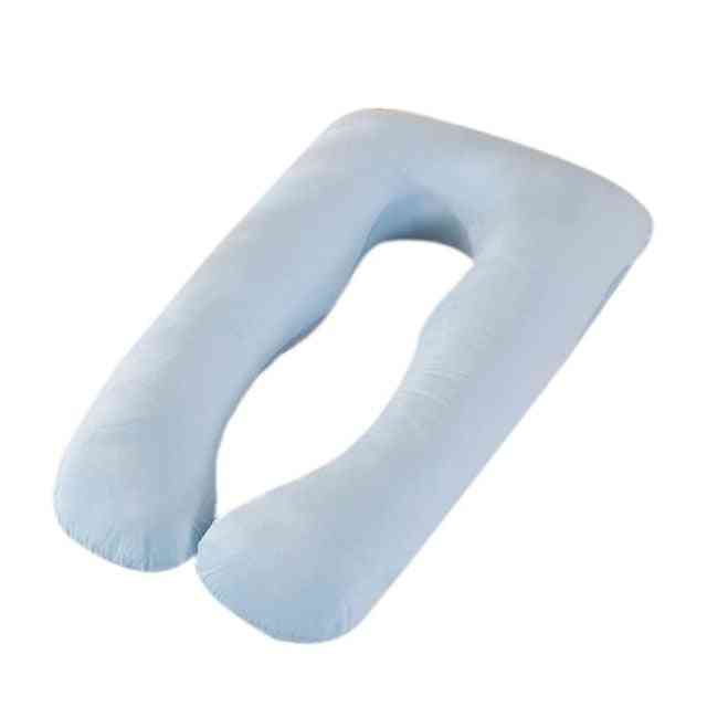 Lenjerie de pat pentru femei însărcinate, în formă de u, pernă moale și confortabilă pentru susținerea întregului corp