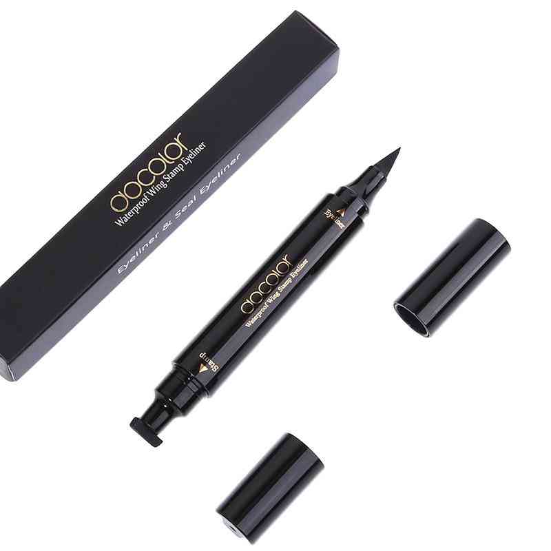 Creion pentru eyeliner impermeabil - ștampilă cosmetică dublă