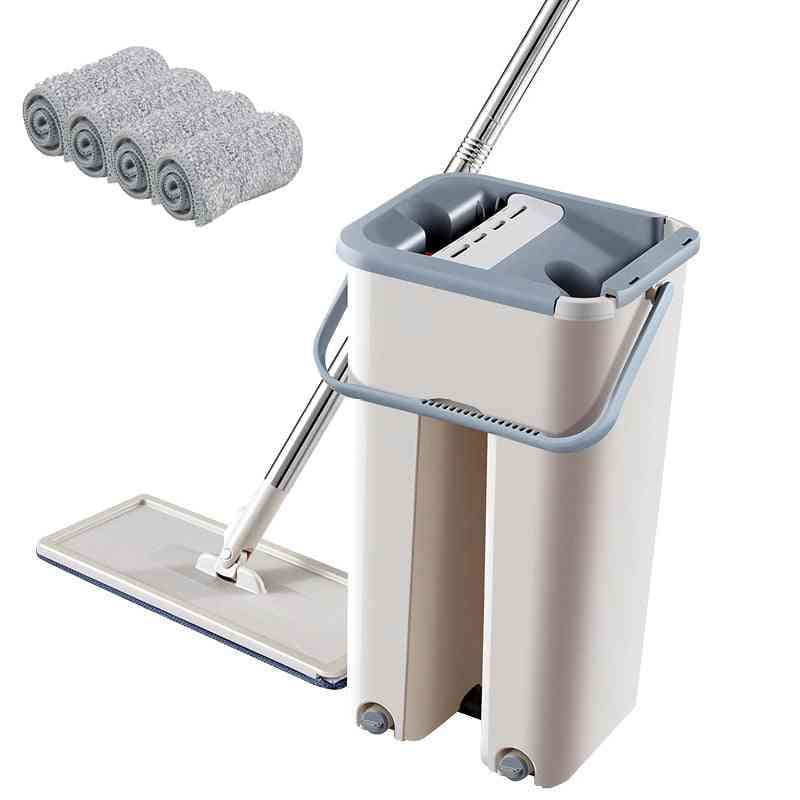 Wringing Mop Cloth With Bucket - Self Wet And Floor Cleaning System