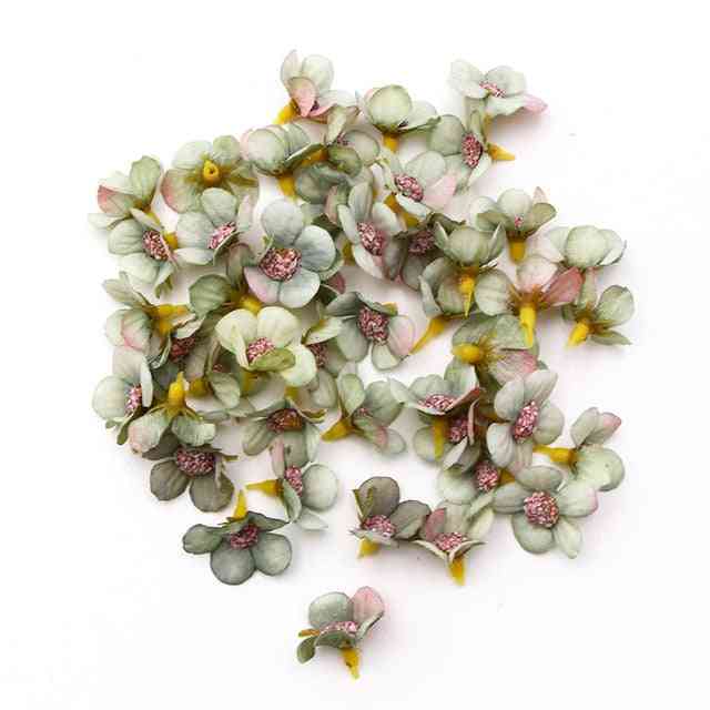 Tête de fleur de marguerite multicolore mini fleur artificielle en soie pour mariage, fiançailles, fête, décoration, coiffe de guirlande de bricolage