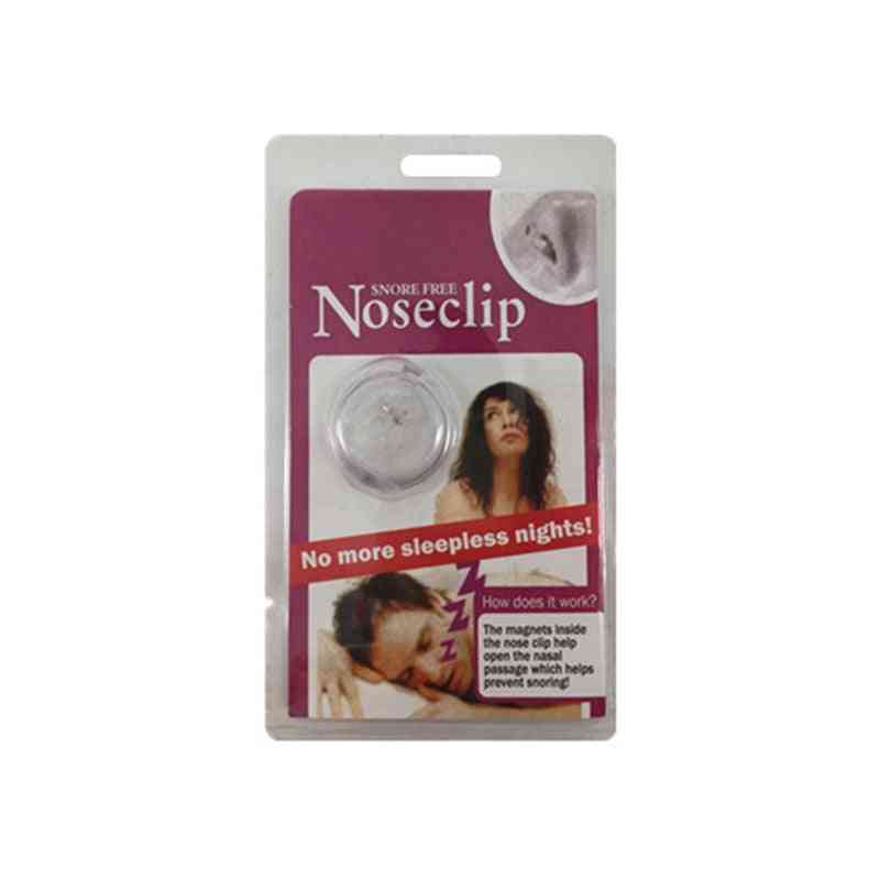 Silicone Magnetic, Anti Snore, Stop Snoring Nose Clip -  Sleeping Aid Apnea Guard