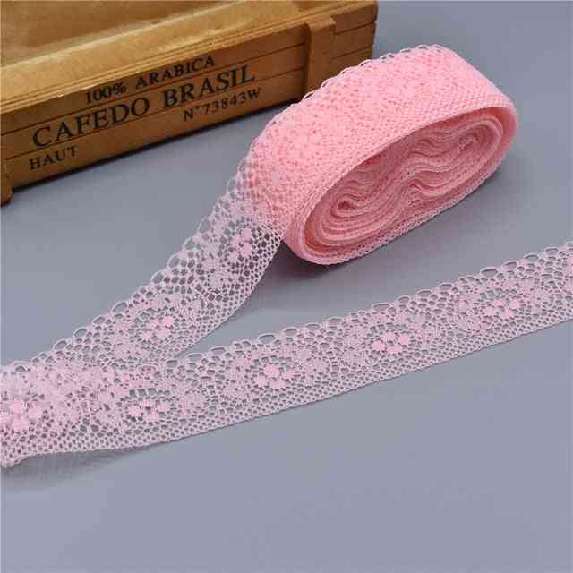 Beautiful Organza Lace Ribbon Tape - Diy Embroidered For Sewing Decoration